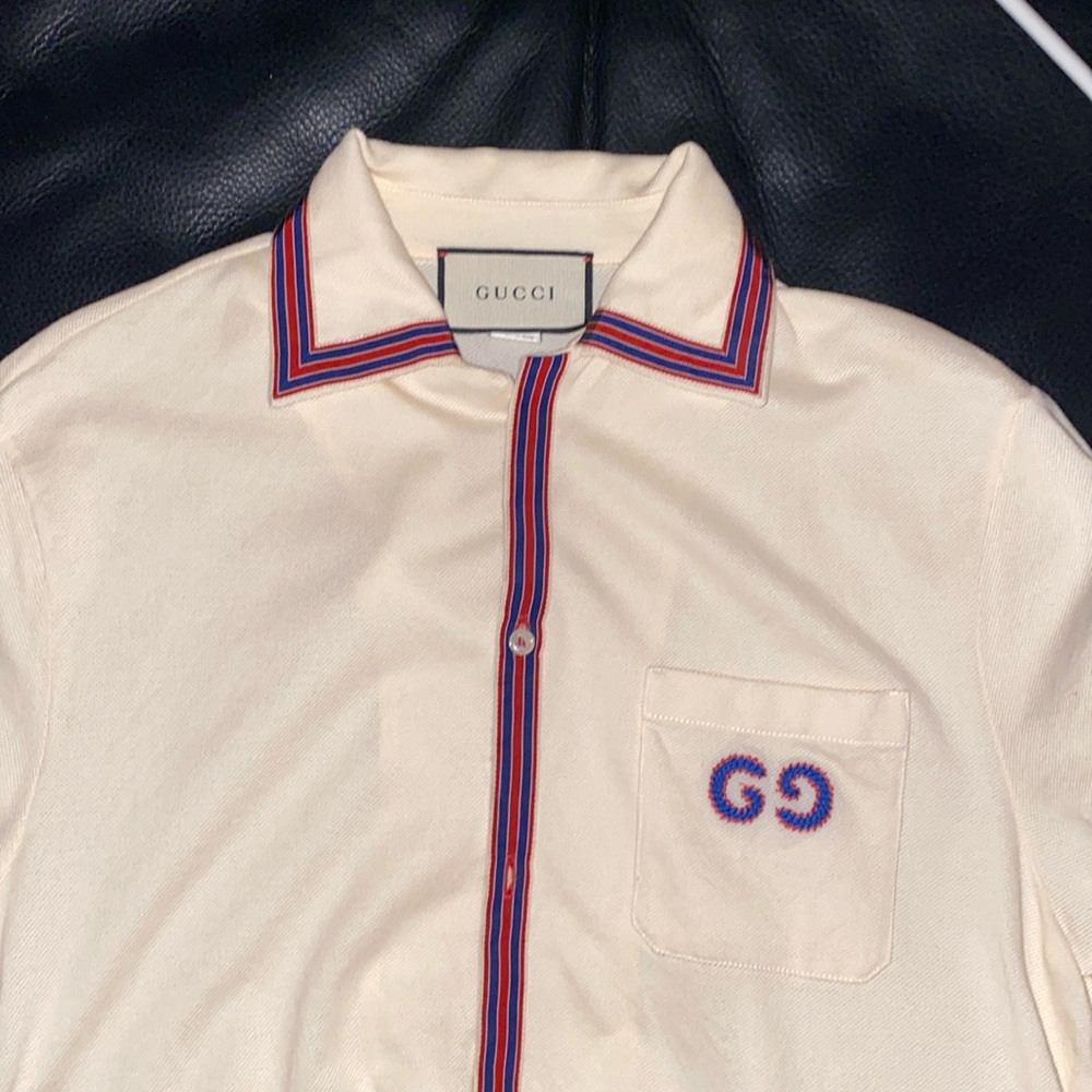 Gucci button up, classy but casual style